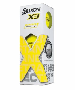 スリクソン（SRIXON）/ゴルフボール スリクソン　Ｘ３　イエロー　　１スリーブ（３球入り）