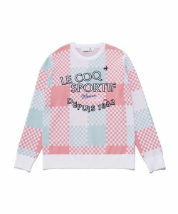 ルコック スポルティフ（lecoq sportif）/スウェット・パーカー ロゴアップリケチェックセーター