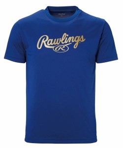 ローリングス（rawlings）/Tシャツ ジュニア スクリプトロゴTシャツ−ロイヤルブルー