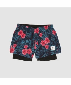 その他のブランド（other）/ショーツ・パンツ WMNS FLOWER 2 IN 1 PACE SHORTS 3