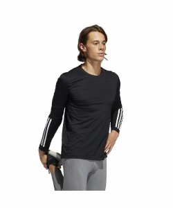 アディダス（adidas）/コンプレッション 【HCP】テックフィット 3ストライプス フィッティド 長袖トップ ／ M TEC