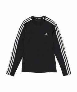 アディダス（adidas）/コンプレッション テックフィット スリーストライプス トレーニング長袖Tシャツ