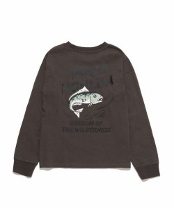 タラスブルバ（TARAS BOULBA）/長袖Tシャツ（ロンT） ジュニア ヘビーコットン防蚊ロングTシャツ(魚)