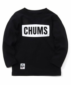 チャムス（CHUMS）/その他トップス Kid’s CHUMS Logo L／S T−Shirt (キッズ チャムスロゴ L