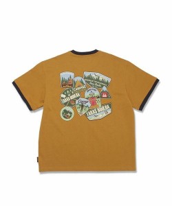 タラスブルバ（TARAS BOULBA）/Tシャツ ヘビーコットン プリントＴシャツ(ワッペン）