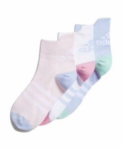 アディダス（adidas）/ソックス キッズ メッシュ3P アンクル ソックス