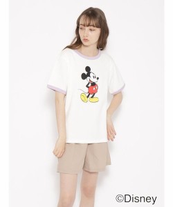 サニデイズトウキョウ（sanideiz TOKYO）/Tシャツ コットン天竺ミッキーマウス／TシャツLADEIS