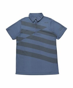 スリクソン（SRIXON）/シャツ・ポロシャツ アイスタッチ変形ボーダープリントシャツ