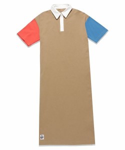 チャムス（CHUMS）/Tシャツ RUGGER SHIRT ONE−PIECE (ラガー シャツ ワンピース)