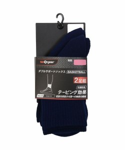 エスエーギア（sa gear）/ソックス SAGEAR バスケ　ショートソックス2P 21−23CM