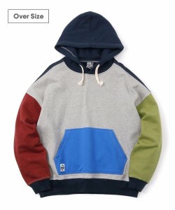 チャムス（CHUMS）/スウェット・パーカー Oversize Pullover Parka (オーバーサイズ　プルオーバー