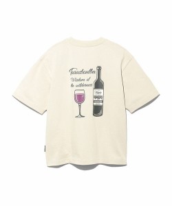 タラスブルバ（TARAS BOULBA）/Tシャツ レディース ヘビーコットンプリントTシャツ（ワイン）