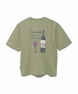 タラスブルバ（TARAS BOULBA）/Tシャツ レディース ヘビーコットンプリントTシャツ（ワイン）