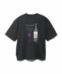 タラスブルバ（TARAS BOULBA）/Tシャツ レディース ヘビーコットンプリントTシャツ（ワイン）