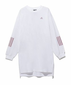 アディダス（adidas）/Tシャツ ワーディング チュニック 長袖Tシャツ ／ W WORDING TUNIC LONG SL