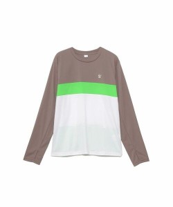 サニデイズトウキョウ（sanideiz TOKYO）/ロングスリーブTシャツ for RUN ドライスムースpr スリーカラーライン長袖Tシャツ MENS