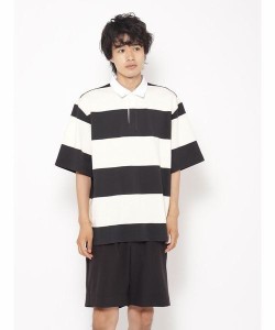 サニデイズトウキョウ（sanideiz TOKYO）/Tシャツ ENJOY IT RUGBY ラガーシャツ5分袖UNISEX