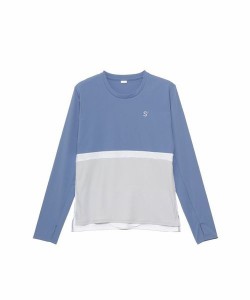 サニデイズトウキョウ（sanideiz TOKYO）/ロングスリーブTシャツ for RUN ドライスムースpr スリーカラーライン長袖Tシャツ LADI