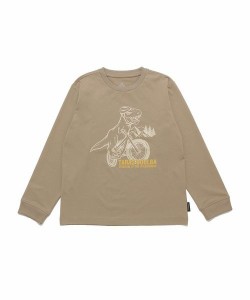 タラスブルバ（TARAS BOULBA）/長袖Tシャツ（ロンT） ジュニア ポリエステルロングTシャツ（恐竜）