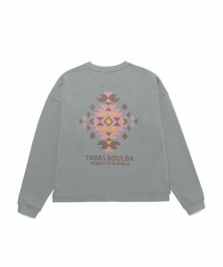 タラスブルバ（TARAS BOULBA）/長袖Tシャツ（ロンT） レディース ヘビーコットンロングＴシャツ（幾何学）