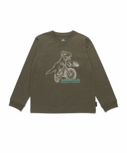 タラスブルバ（TARAS BOULBA）/長袖Tシャツ（ロンT） ジュニア ポリエステルロングTシャツ（恐竜）