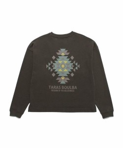 タラスブルバ（TARAS BOULBA）/長袖Tシャツ（ロンT） レディース ヘビーコットンロングＴシャツ（幾何学）