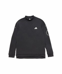 アディダス（adidas）/ハイネック ワーディンググラフィック　モックネック　長袖シャツ