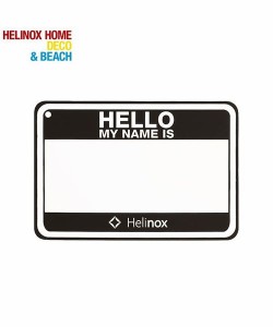 ヘリノックス（HELINOX）/収納・キャリー・その他グッズ HELINOX HELLO MY NAME ISパッチBK