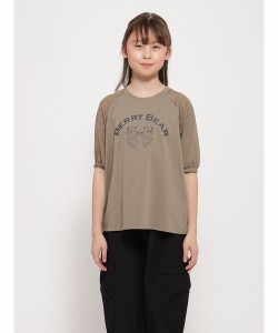 サニデイズトウキョウ（sanideiz TOKYO）/Tシャツ 「Berry Bear」シリーズ 袖メッシュTシャツ GIRLS