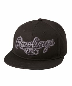 ローリングス（rawlings）/練習用キャップ 6パネル フラットバイザーキャップ