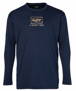 ローリングス（rawlings）/Tシャツ 長袖パッチロゴプリントTシャツ