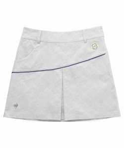 ルコックスポルティフ（ゴルフ）（le coq sportif golf）/ハーフパンツ 【RIJOUME】ロゴジャガードスカート