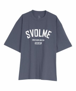 スボルメ（SVOLME）/ショートスリーブTシャツ ロゴドットメッシュランシャツ