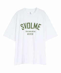 スボルメ（SVOLME）/ショートスリーブTシャツ ロゴドットメッシュランシャツ