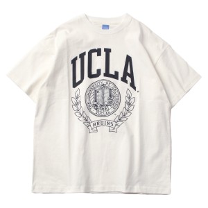 【NEW】グラソス（GLAZOS）/【UCLA】コットン・半袖カレッジプリントTシャツ