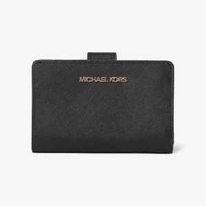 マイケル・コース（Michael Kors）/JET SET TRAVEL ビルフォールド ジップ コンパクトウォレット ミディアム