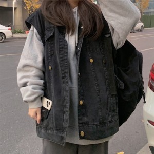 ミニミニストア（miniministore）/デニムベスト ジレ 重ね着デニムチョッキ