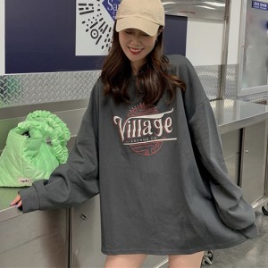 ミニミニストア（miniministore）/ロゴTシャツ レディース 長袖 韓国