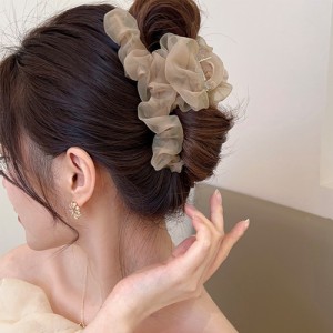 ミニミニストア（miniministore）/ヘアクリップ フリル バンスクリップ