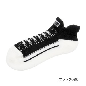 【NEW】コンバース（Converse）/【コンバース】 靴下  スニーカー柄 スニーカー丈 ベロ付き(3226−107)