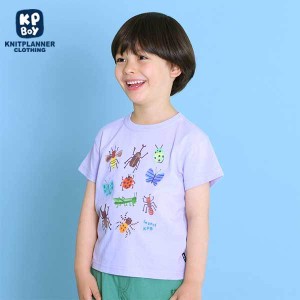 【NEW】ケーピーボーイ（KP BOY）/カラフル昆虫モチーフの半袖Tシャツ(100〜130)