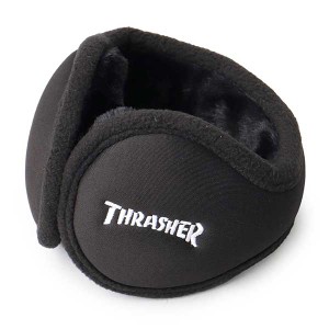 【NEW】スラッシャー（THRASHER）/A．M．S．別注 スウェット イヤーマフラー イヤマフ 耳当て 防寒 秋 冬 通勤 通学