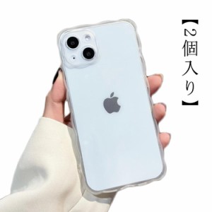  12 韓国 ケース 2個 15 iphone 耐衝撃 ケース ウェーブ 13 Pro クリア mini 14 ソフト シンプル アイフォン 15 大人 おしゃれ シンプル 