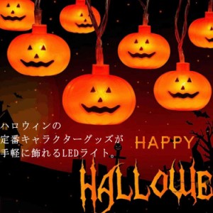  装飾ライト パンプキン イルミネーション カボチャ 室内 オーナメント 電池式 屋外 ストリングライト Halloween 飾り付け 天井 ガーデン