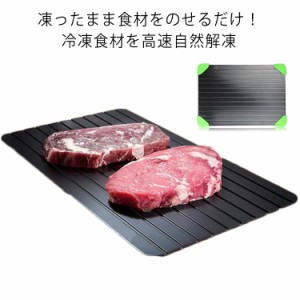  解凍プレート 解凍ボード プレート 料理 エコ 肉 時短 食材 急速解凍 冷凍食品 放熱 刺身 お祝いギフト 自然解凍 スピード解凍 節電 業