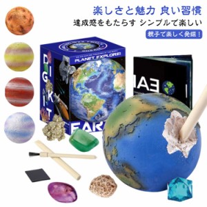 太陽系の惑星に関する普及科学 宝石 鉱石 知育玩具 知育玩具 発掘セット 学習玩具 鉱石標本 地球掘るおもちゃ 誕生日ギフト 古生物学 子