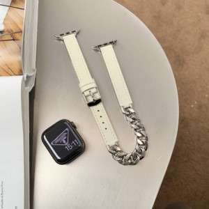 アップルウォッチ バンド Apple Watch 全機種対応 ダブル バンド 腕時計ベルト おしゃれ レディース 女性 レザー 革 ステンレス 替え