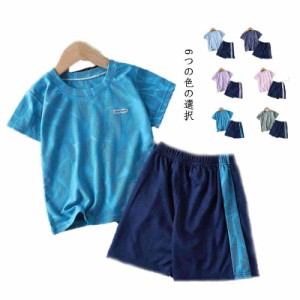 半袖Tシャツ 体操服 スポーツセット 上下セット ハーフパンツ 半袖Tシャツ スポーツウェア 女の子 保育園 運動着 男の子 子供服 セットア