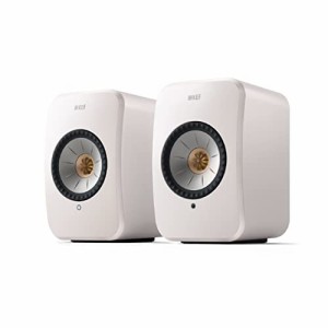 KEF LSX II - ワイヤレスHiFiブックシェルフ スピーカー（ミネラルホワイト）