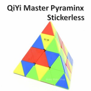 安心の保証付き 正規販売店 QiYi マスターピラミンクス ステッカーレス Master Pyraminx stickerless 4x4 おすすめ